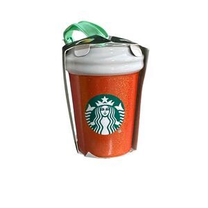 Starbucks Red Glitter Cup Ornament 2023 - New!